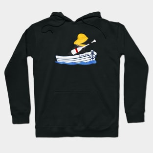 Nautical Preppy Salty Dog Black Lab Hoodie